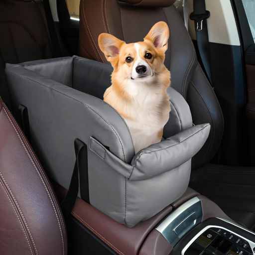 【2025年新登場】犬 ドライブボックス 車 ペットドライブボックス 犬シート車 アームレストボックス 助手席 飛び出し防止 Eppinn 小型犬 猫 車用 ベッド ドライブベッド カー用品 お出かけ …