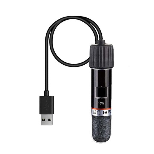 ZMBRIAF小型水槽ヒーター【10W】水槽ヒーターミニ熱帯魚ヒーター水槽用ヒーターUSB電源省エネ26°C自動サーモスタット水槽用ヒーター熱帯魚ヒーター小型耐熱耐食性操作しやすい水槽/小型…