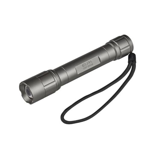 使用電池:単三形アルカリ乾電池x2本(別売) 連続点灯時間:約6時間 ※アルカリ乾電池使用時 ※電池の性能、使用条件により連続点灯時間は短くなる場合があります。 光源:白色LEDx1灯 明るさ:散光 約350lm 集光 約180lm 外形寸法(約):直径27x全長150(mm)(最大値)