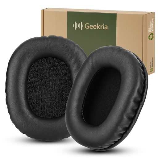 乐天商城 - Geekriaイヤーパッド互換性パッドDytoleWirelessHeadphonesforTVヘッドホンに対応パッドイヤー/イヤーカッププロテインレザー(黒)
