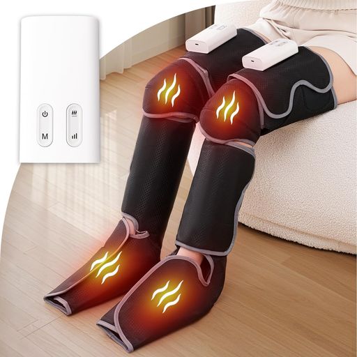 ふくらはぎふくらはぎリッラクス足先から太ももまで全体包み込む空気圧3モード3段階強度3段階足・膝温感ふくらはぎケア太もも足ケアレッグケアコードレスUSB充電式タイマー機能自動オ…
