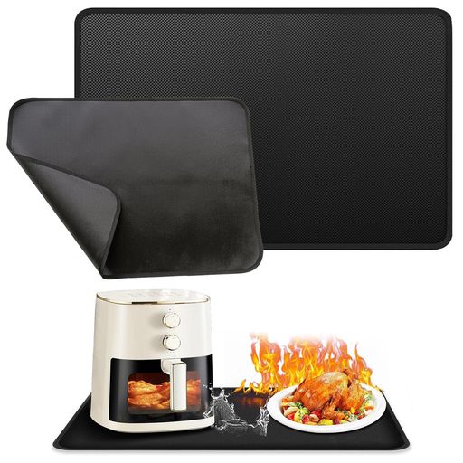 Zhejia耐熱シート【三層耐高温・防火・防汚】断熱マットキッチンカウンター用調理台保護マット保護シート傷防止滑り止め電子レンジ耐熱ボードキッチン調理用(長方形60x40cm)