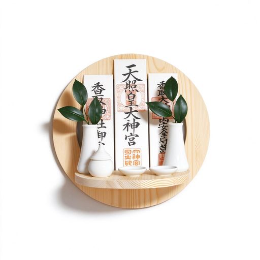 寸法: 直径:33cm、内丸直径:22cm 材質:天然木。 シンプルなデザインながら、天然木を使用することで、貴方のお部屋を上品に彩ります。しかも場所をとらず、お札やお守りをお部屋にお祀りする事ができます。 一般的なサイズのお札(30センチ程度)であれば厚さ2センチまで安定して自立します。 商品内容: 神札立て・壁掛け金具。壁掛け専用金具が付属しており ネジがいらず取り付け簡単。 天然木のため一つ一つ柾目や色が異なるのでご了承願います。