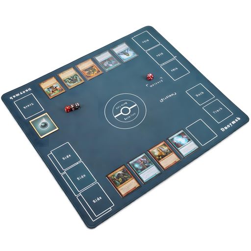 Dnoymabフルサイズプレイマット60x60cm厚手タイプクッション性アップ全面縫製ラバーマット2人用滑り止..