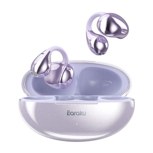  Earaku (イアラク) SoundClip ワイヤレスイヤホン オープンイヤー イヤホン イヤーカフ型 超軽量 耳を塞がない 耳挟み式 音漏れ無し 骨伝導の革…