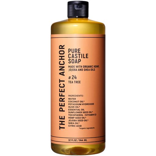 Soaps, Body Washes - ザ・パーフェクトアンカーピュアカスチールソープ944mlティートゥリー洗顔クレンジングボディソープオーガニック