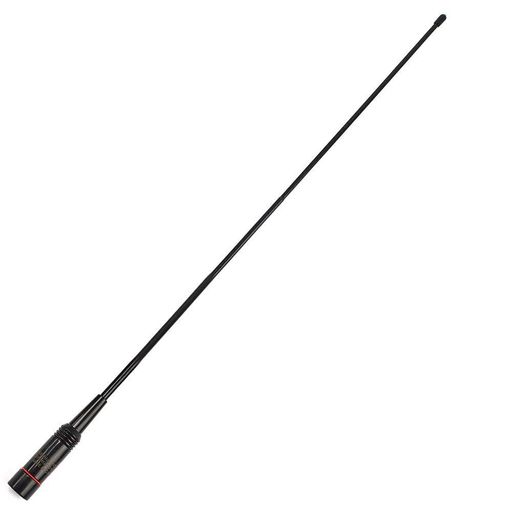 SMA-P型接栓のフレキシブルホイップアンテナ 対応周波数帯:144/430MHz(120/150/300/450/900MHz帯受信のみ) 形式:1/4λ(144MHz)1/2λ(430MHz)ゲイン:2.15dBi最大出力:10WVSWR:1.5以下インピーダンス:50Ωアンテナの長さ:約40CM YAESU向けの機種:VX-1RVX-2RVX-3VX-3RVX-6VX-6RVX-7VX-7RVX-8RVX-8DVX-8GRVX-150VX-160VX-180VX-400VX-300VX-800VX-230FT-2D