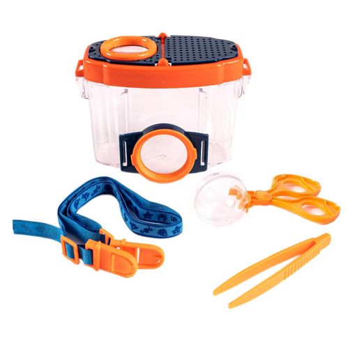 SATiNU虫かご昆虫ケース飼育ケース虫かご虫観察ケース昆虫ケージ昆虫飼育箱レンズ付き昆虫魚観察(Aケー..