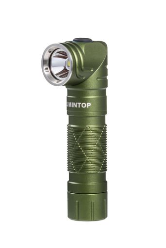 LUMINTOPledライト小型懐中電灯強力フラッシュライト高輝度首振り作業灯(Black)