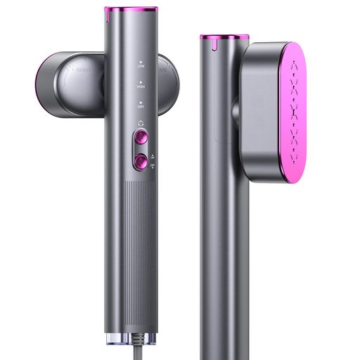 衣類スチーマーPursayかけたままスチームアイロン100-240V海外対応【濡れずにすぐに着られるx大量超微細スチーム】ハンディコンパクトシワ伸ばし服アイロンパワフル連続スチーム120ml水タ…