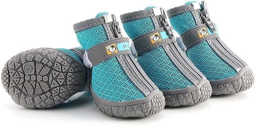 ドッグブーツ犬靴ドッグシューズ犬用室内靴小型犬中型犬ブーツ犬シューズ雨靴ペット用ブーツ夜間反射テープ付き肉球保護履かせやすい滑り止め雨の日通気性愛犬のお散歩介護柔らかい…