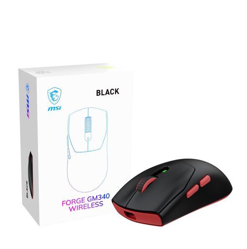 MSI FORGE GM340 W BLACK ワイヤレスゲーミングマウス ブラック MS0804
