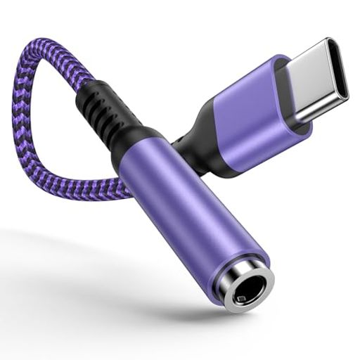 Ocbuo タイプcイヤホン ジャック 変換アダプタ USB C- 3.5mm イヤホン 変換ケーブル iPhone 16 イヤホン・ヘッドホンアダプターType-C 3.5mm 変換 通話対応 iPhone16/15/iPadなど対応 0.18m