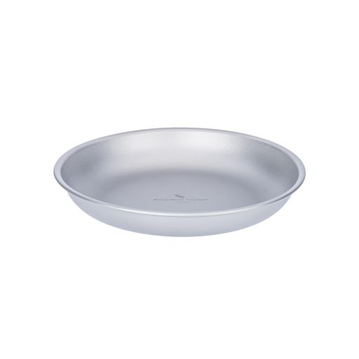 BoundlessVoyageチタンプレートキャンプ皿食器割れない錆びない軽量アウトドア登山BBQバーベキューピクニック自宅用テーブルウエアお皿メッシュ収納バッグ付き(17cm)中皿1枚Ti1117T