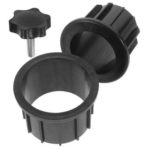 iplusmile1セット屋外パティオパラソルアクセサリーパティオパラソルホルダー屋外用の傘立て外の傘テラス用傘立ての交換パラソルネジ傘プラグカバーとキャップ部品プラスチック