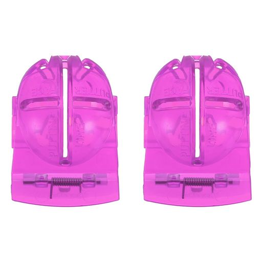 PATIKILゴルフボールラインマーカーツール2個セットゴルフボールアラインメントマーキングツールパープル