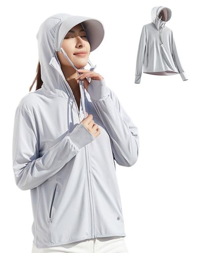 [CNYA]ラッシュガードレディースパーカー水着接触冷感UPF50+ラッシュパーカー夏吸汗速乾長袖フード付き軽量通気性UVカットシンプル大きいサイズ日焼け防止紫外線対策無地おしゃれ