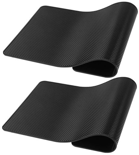 YFFSFDC超強力滑り止めマット車用粘着滑り止めマット2枚セット27cmx15cm大きめサイズ滑り止めパッド車載アクセサリースマートフォン携帯電話車用