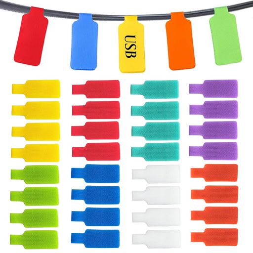 【再利用可能なデザイン】✅これらのカラフルなケーブルラベルはフックアンドループ閉鎖で耐久性の高いナイロンで作られ、再利用可能で実用的です。それらはいかなる粘着性の残留物を残さずに簡単に取り付け、取り除くことができますあなたのケーブルは良い状態に残ります。 【ラベルサイズ】✅毎日の使用と交換のために十分な量の多色ケーブル管理ラベル32枚を受け取ります。各ラベルの尺寸は3.74x0.71インチ(9.5x1.8cm)で、ほとんどのケーブルを保管するのに適しています。 【迅速で簡単に識別】✅赤、オレンジ、黄色、緑、軽青、紫、白、ダークブルーを含む8つの異なる明るい色が付属しています.カラフルなケーブルタグは、ケーブルを簡単に整理し、迅速に識別することができ、きれいで効率的なワークスペースを維持するのに役立ちます。 【書くのは簡単です】✅ケーブルコードのラベルは、滑らかなコーティング表面を備えており、ボールポイントペン、グリースペンシル、またはマーカーペンで書くことが容易です。間違った線を引き出すことを二度と心配しないでください。