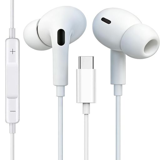 イヤホン 有線 タイプC 2026 新版 HIFI 音質 マイク付き 音量調節 騒音低減 絡み防止 0遅延 人間工学 iPhone15/16/17 Android iPad 対応 ブラック ホワイト