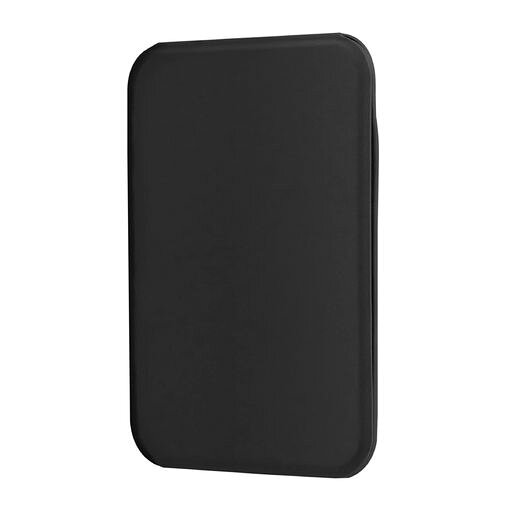 iPhone14・13・12シリーズ対応のマグネット式スマートフォンカードホルダー 名刺サイズ対応のカード収納ポケット(1枚) 動画視聴に最適なスタンド機能 貼り跡が残ることもなく、カードホルダーが必要ないときはすぐに取り外し可能/Magsafe非対応機種やケースでも取付できるマグネットシール付属 背面ガラス端末・ケースにもマグネットシールを貼り付けできる背面ガラス対応フィルム付属