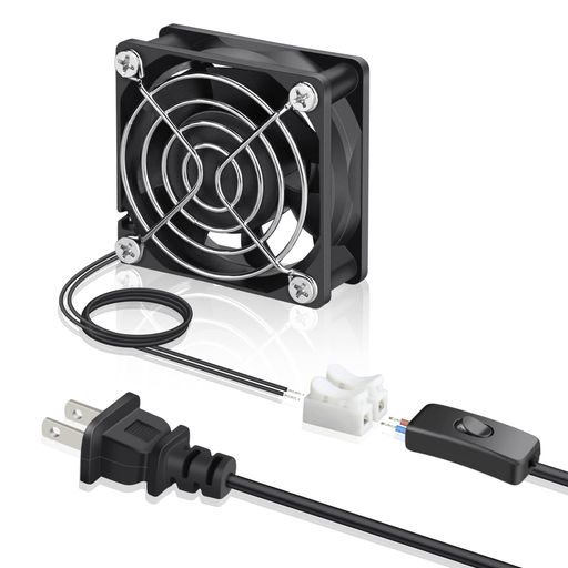 Tiles, Bricks - GDSTIME60mmx25mm100V110V115V120V220V240VACEC換気扇冷却ファンケースファン、工業強力換気排気プロジェクト、塗装ブースDIY、はんだ付け排気、床下換気扇、ブラシレス、ボールベアリング