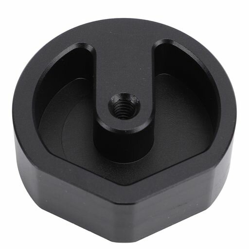 Mini Tripod Adapter、アルミニウム合金三脚マウントアダプター用 Mini、RV取り付けTripod BracketスタンドRVトレーラーヨットキャンプ車用 (ブラック)
