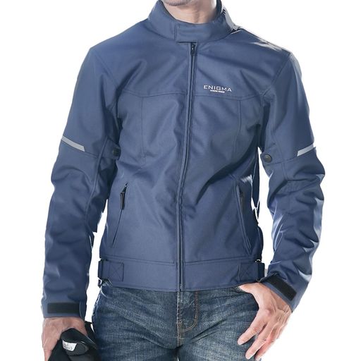 エニグマ(ENIGMA) バイク用 25-014 EN-014 ヘリテージジャケット Navy L