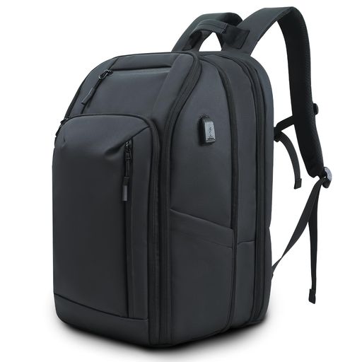 [KINGSLONG]リュックビジネスリュックメンズバックパックリュックサック27-40L大容量3wayマチ拡張17.3インチPC収納USB充電ポート盗難防止撥水衝撃通勤出張通学旅行機内持ち込みおしゃれ