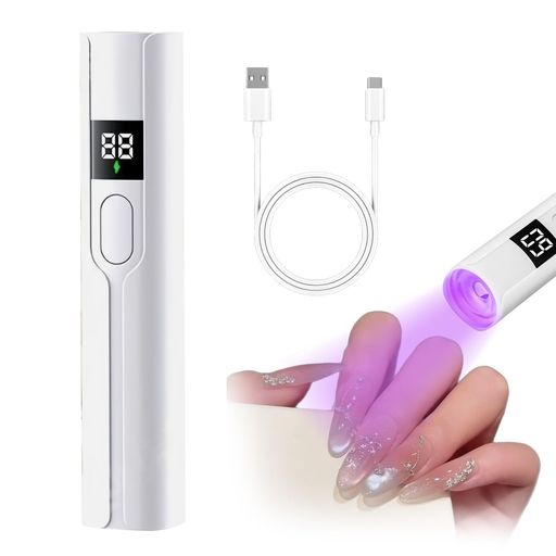 雲見ネイルライト速乾ジェルネイル30s/60s2階段タイマー機能led秒数表示3WUSB充電式硬化ライトペン型UV..