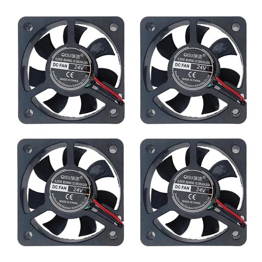 PENGLIN4PCS冷却ファン501024Vスリーブベアリングファン3Dプリンタファン50mmX50mmX10mmDCファン静音小型PCファン冷却クーラーCPUクーラーファン