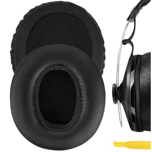 乐天商城 - Geekriaイヤーパッド互換性パッドゼンハイザーSennheiserMomentumOver-Earヘッドホンに対応パッドイヤー/イヤーカップ(プロテインレザー/ブラック)