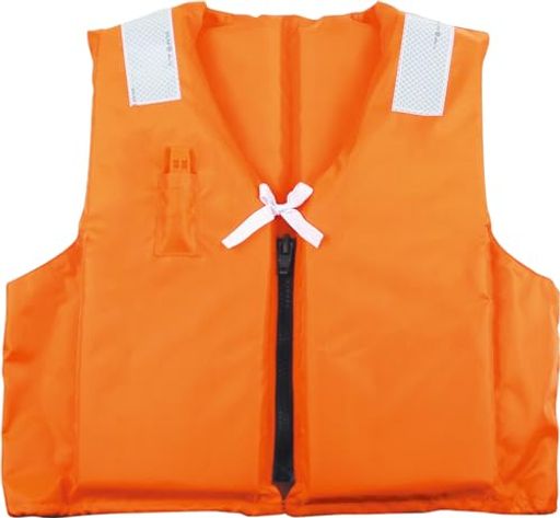 ●型式:TK-30RS型 ●型式承認品 ●カラー:オレンジ ●サイズ:フリー/大人用 ●浮力:7.5kg以上/24時間 ●自重:480g