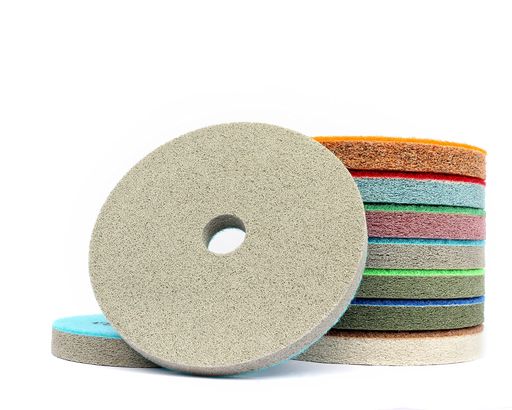 Z-LION7PCSダイヤモンドスポンジ研磨パッド湿式用バフィングパッドグラインダー用フープ&ループバフィ..