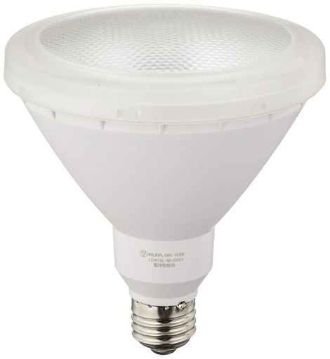朝日電器 ELPA LED電球 ビーム球形 1000ルーメン 口金直径26mm 電球色 LDR15L-M-G051