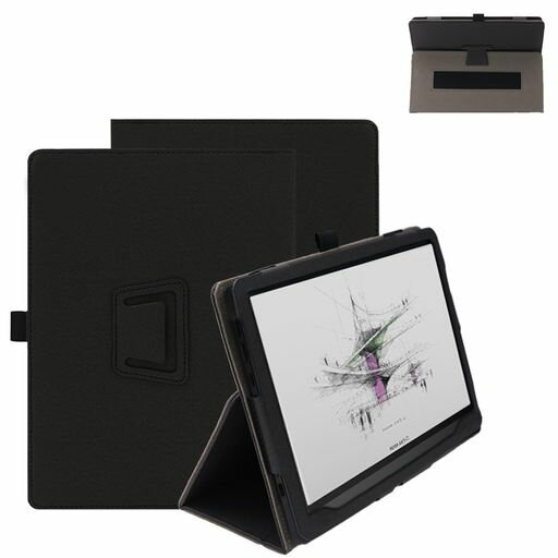 For Onyx BOOX Note Air5 C ケース 10.3インチ タブレット ケース 360°全面保護 二つ折りスタンド多視角調整 ペンホルダー付き 上質PUレザー キズ防止 軽量 全面保護Onyx BOOX Note Air5