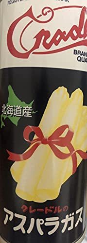 【4個セット】クレードル興農 北海道産アスパラガス　アスパラガス•水煮（色混合）　内容総量250g