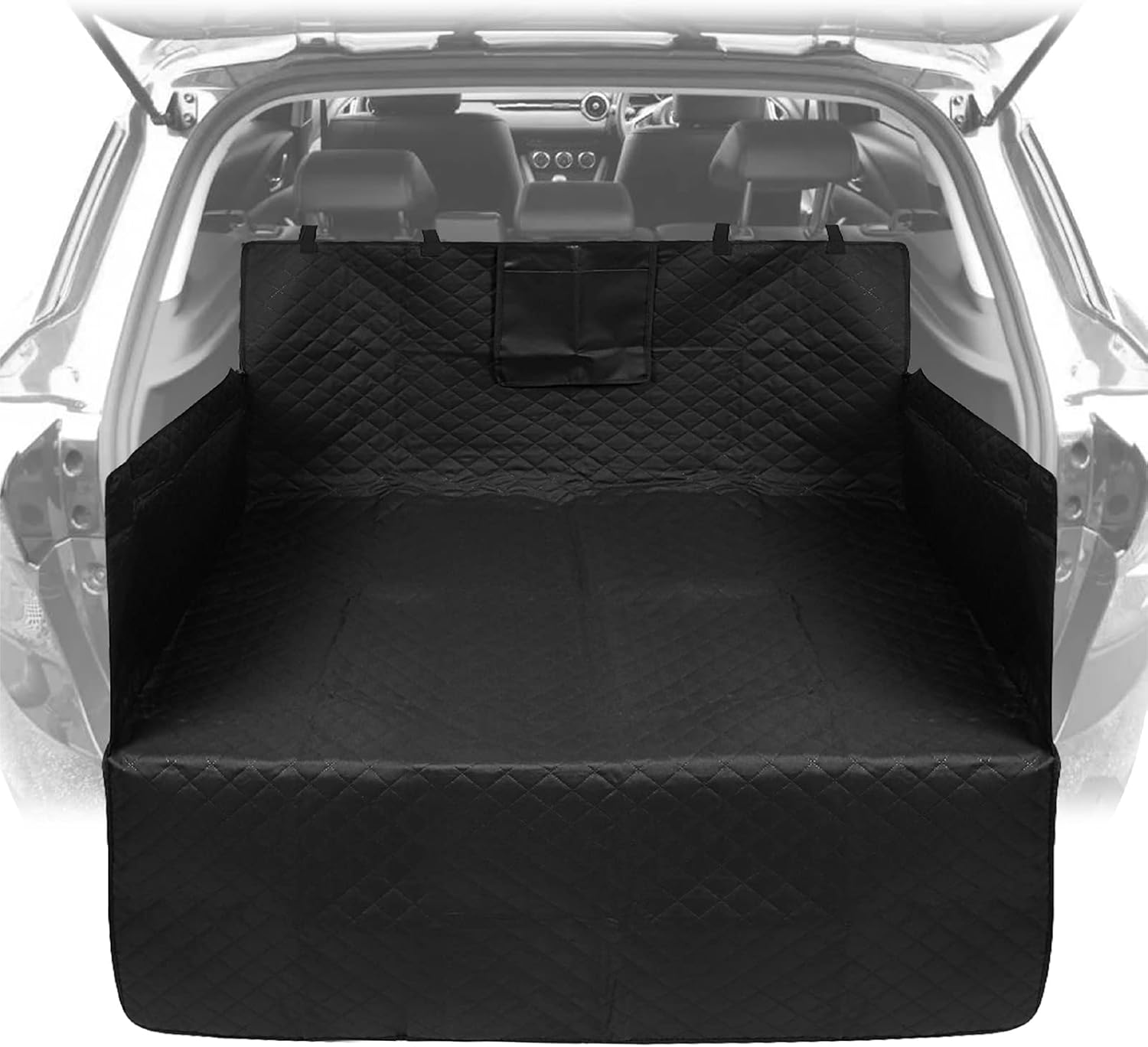 Rakuten - ラゲッジマット 汎用【薄型軽量タイプ & サイドも保護】 ラゲッジシート トランクマット トランクシート 車 トランク シート 荷台マット 犬 ペット 車 ドライブシート (薄型＆サイド保護 180*105cm)