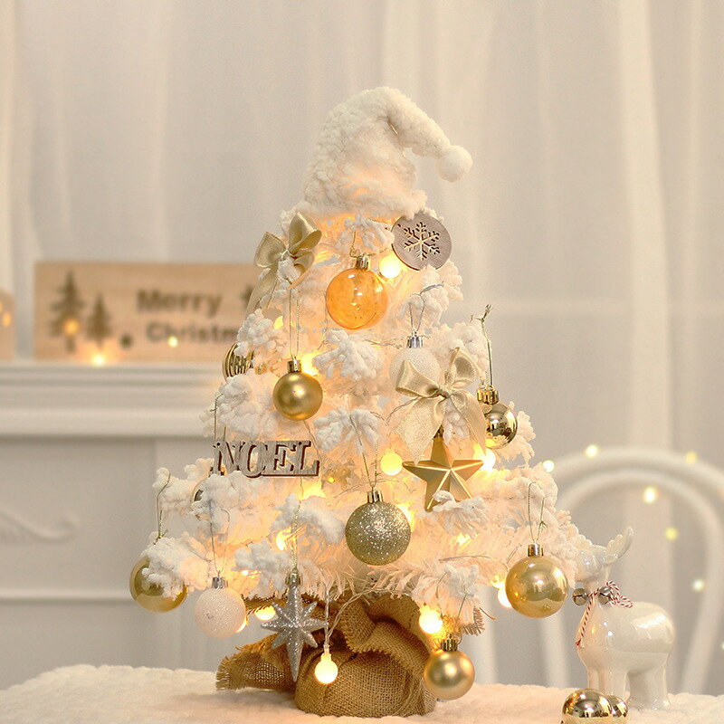 Christmas Tree - 【2025年新作】LED植毛ミニクリスマスツリーセット 卓上ツリーライト イルミネーション付き ミニサイズおしゃれデコレーションツリー コンパクトツリー プレゼント ギフト用 インテリア装飾 北欧風冬デコレーション