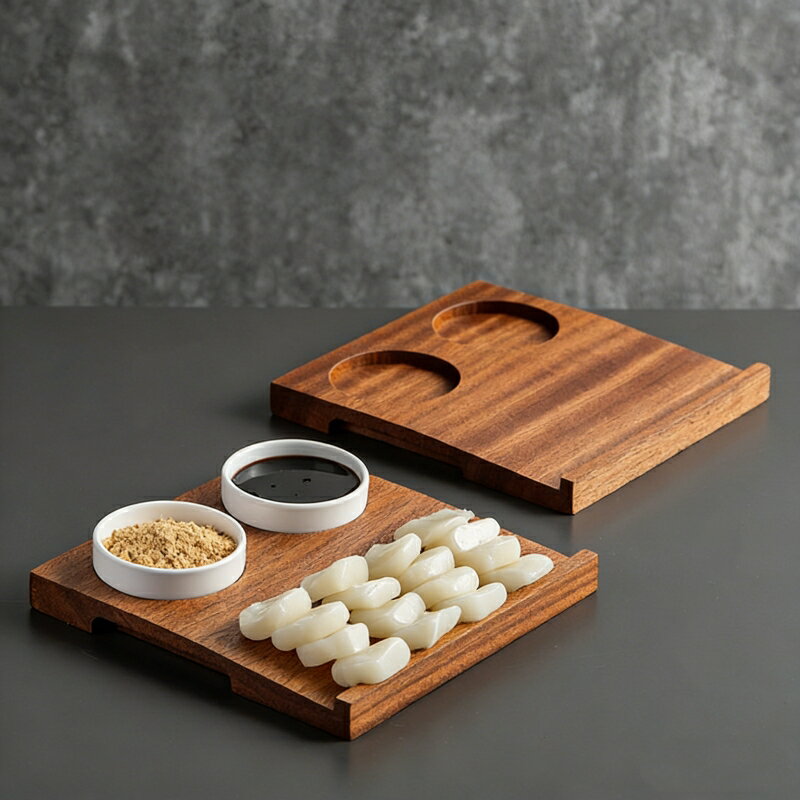 Rakuten - 木製トレイ 寿司 つけ皿 小皿 盛り付けプレート カフェ風 ウッドプレート 和食器 おしゃれ 前菜 デザート 取り皿 業務用 自宅用 天然木 小料理屋 料亭 パーティー 乾き物 おつまみ 小鉢 使いやすい 丈夫 かわいい