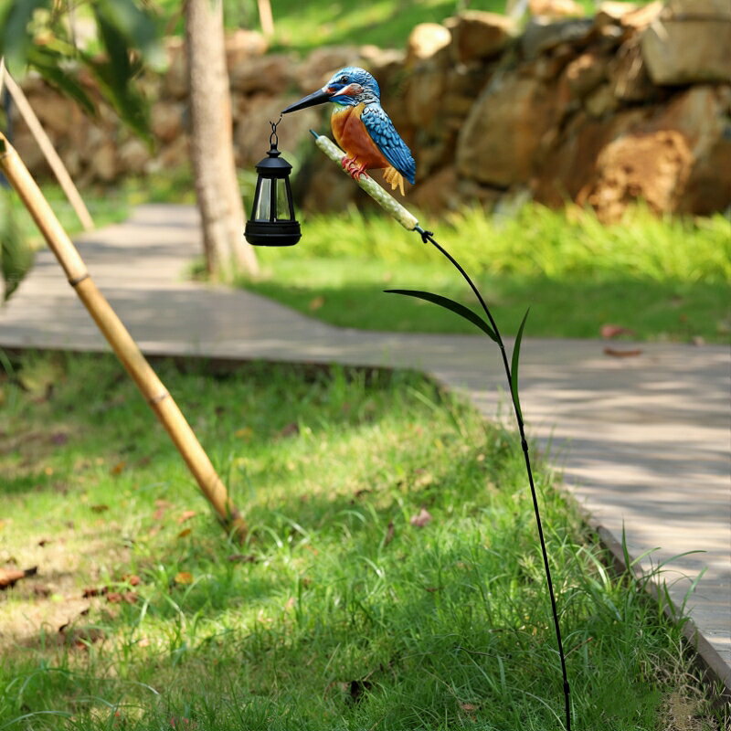 ソーラーライト 鳥デザイン ガーデンライト 屋外 防水 LEDランタン 庭園ライト ガ...