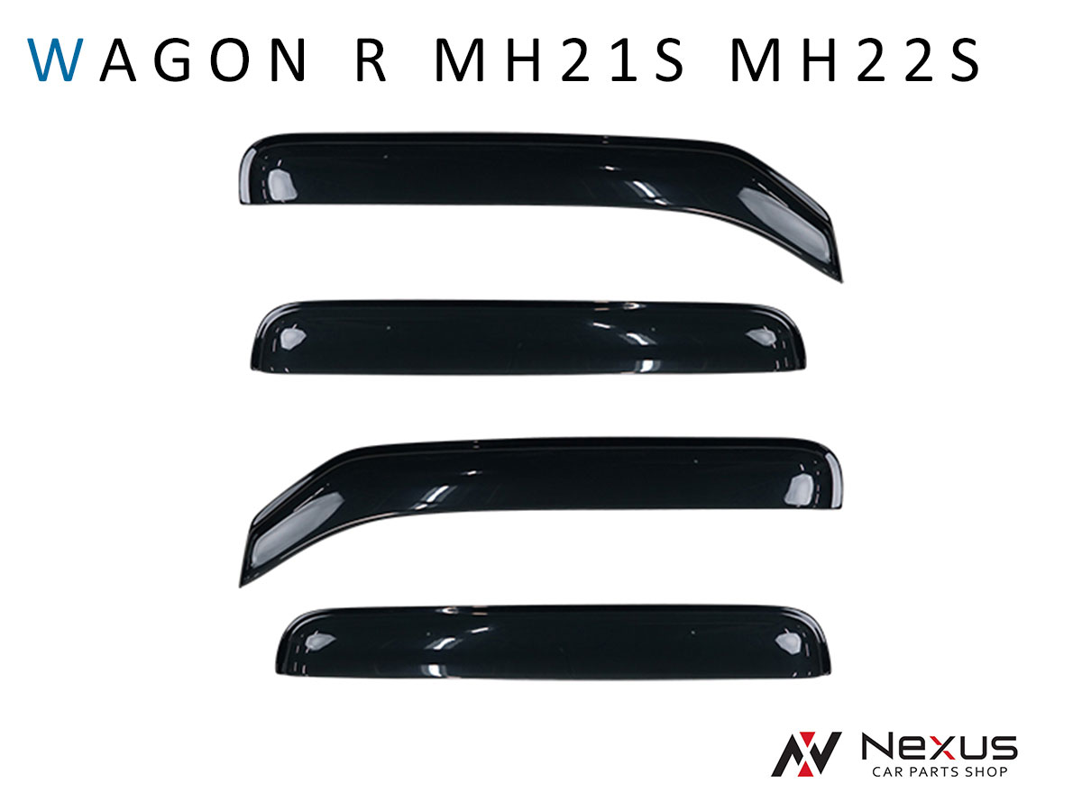 乐天商城 - スズキ ワゴンR MH21S MH22S 専用 スモークドアバイザー 4P セット