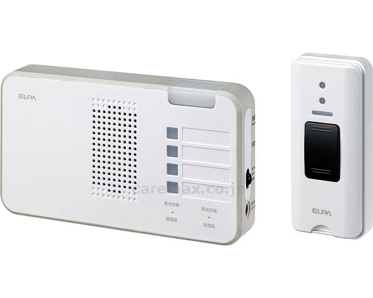 乐天商城 - ワイヤレスチャイム　ランプ付受信器+押ボタン送信器セット / EWS-S5230 [朝日電器]