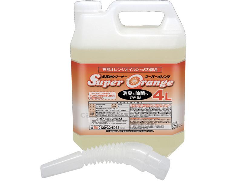 乐天商城 - スーパーオレンジ　消臭除菌泡タイプ / 4L　業務用[UYEKI]