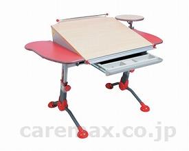 商品の仕様 ●サイズ／幅120×奥行70cm 商品の説明 ・天板傾斜角度最大30度（4段階）。 ・高さ調節57〜76cm（補助テーブルは含まれません）。 ・丸みのあるデザインにより、やさしさ・かわいらしさ・安全性をもたせました。