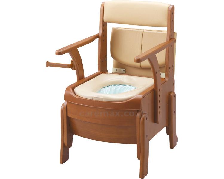 安寿 家具調トイレセレクトR 自動ラップ ノーマル / 533-942 暖房便座 [アロン化成]