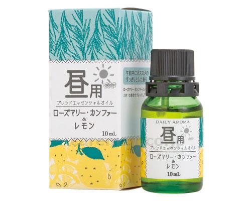 商品の仕様 ●配合精油／ローズマリー、カンファー、レモン ●香り／透明感のある爽やかなハーブの香り ●生産国／日本 商品の説明 ・TVで話題になったブレンドエッセンシャルオイルです。 ・ローズマリー・カンファーとレモンを2：1の黄金比率でブレンドしています。 ・午前中にオススメのすっきりとした香り。