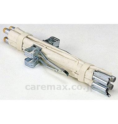 4ツ折足付担架　把手伸縮　アルミ / MT-4AS [松永製作所]