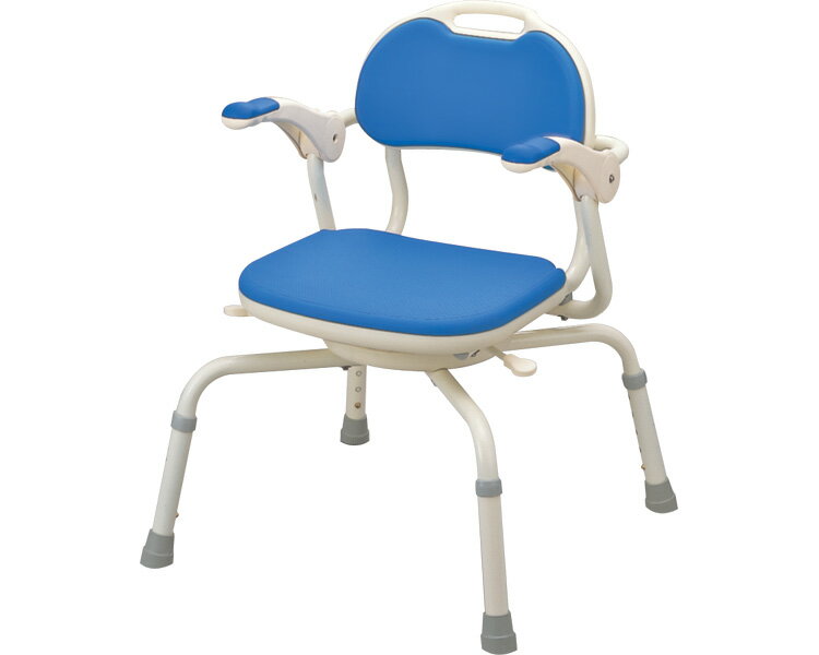 【送料無料】安寿　ひじ掛け付きシャワーベンチ　“まわるくん” / 536-190　[ アロン化成 ]