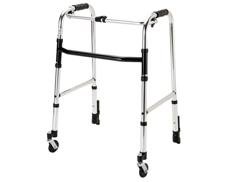 【送料無料】歩行器固定型 前輪自在キャスター付 / HK-120 [ 株式会社 マキライフテック ]